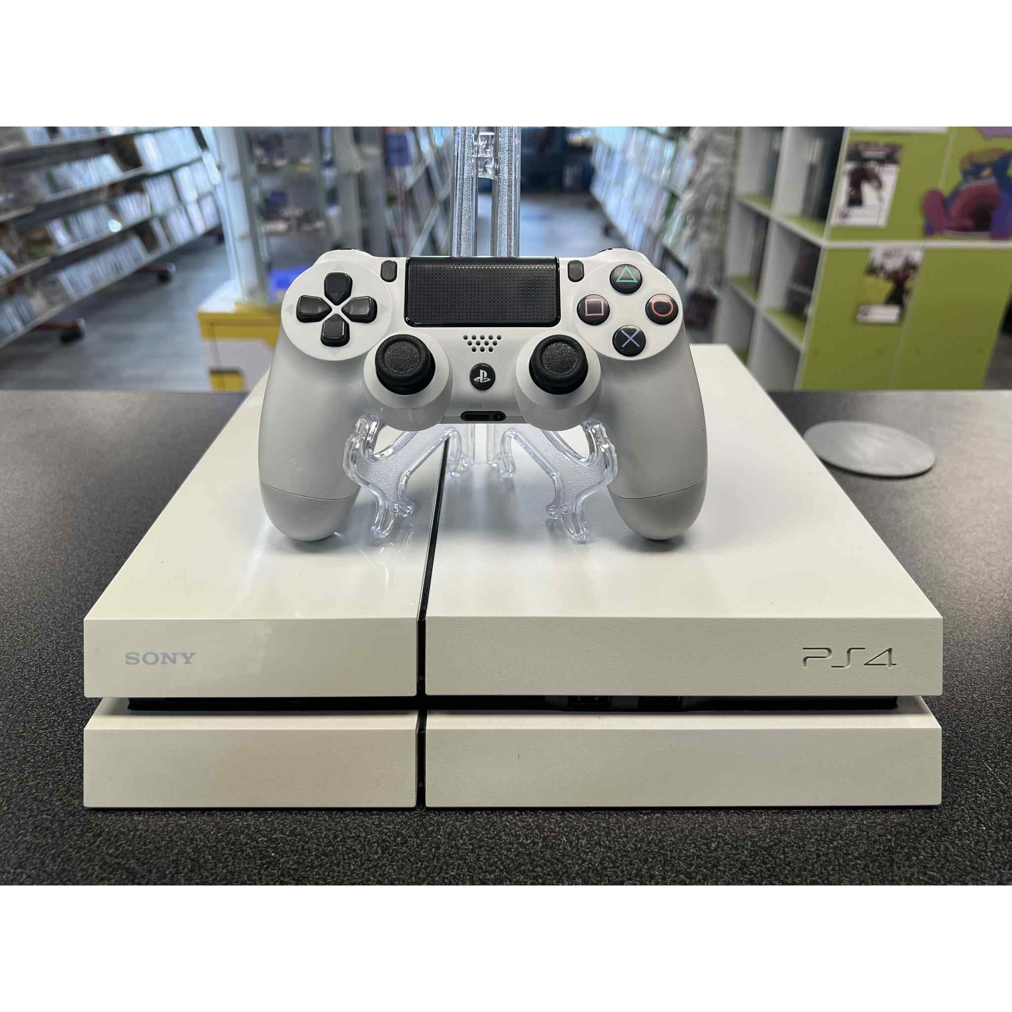 PlayStation 4 System 500GB - Glacier White Edition (Slight Discolouration)
