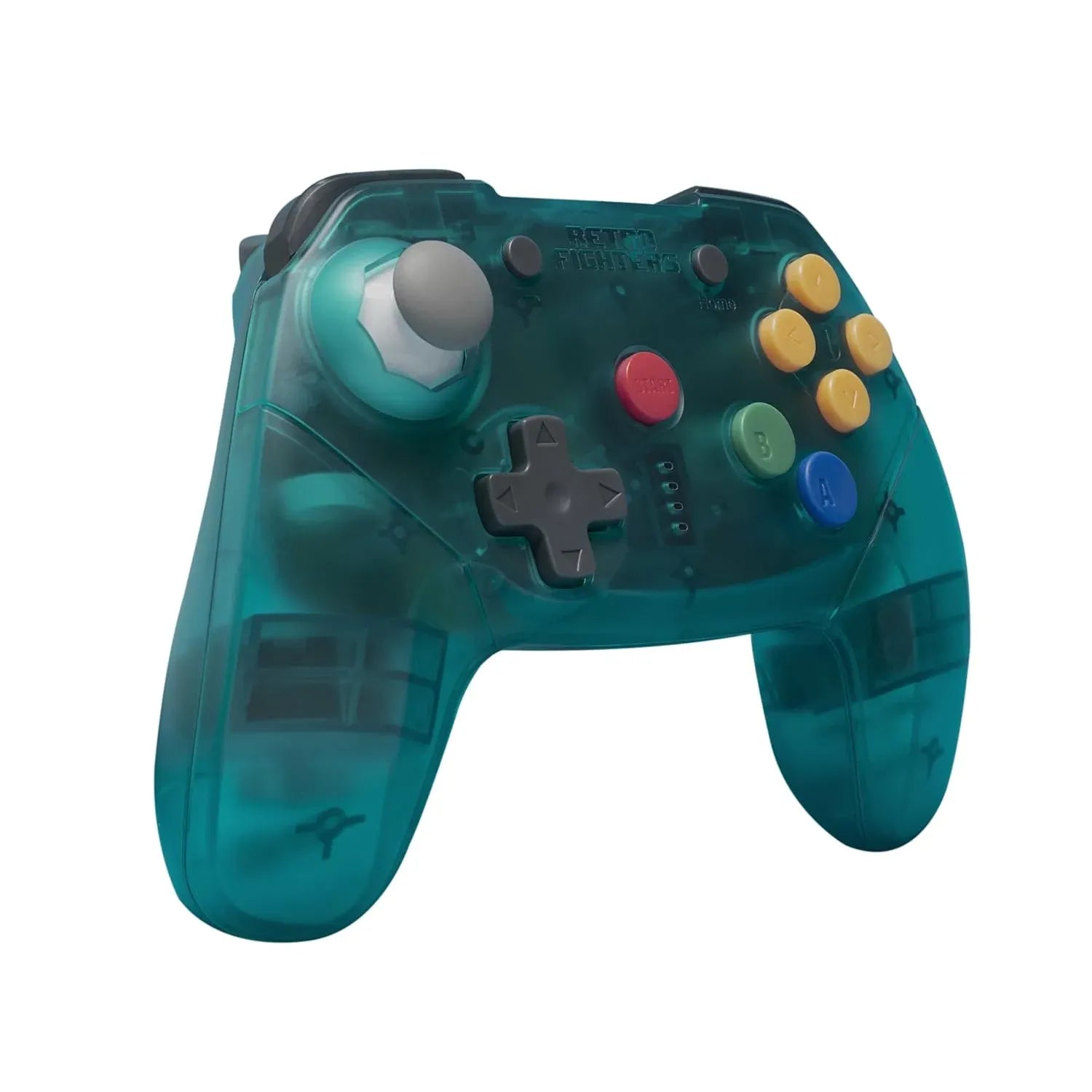 Brawler64 Wireless Switch Controller - Transparent Blue