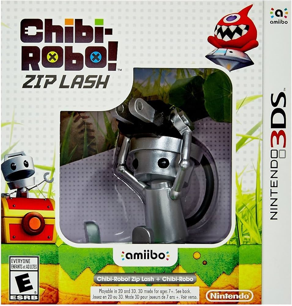 3DS - Chibi-Robo! Zip Lash Amiibo Bundle (Sealed)