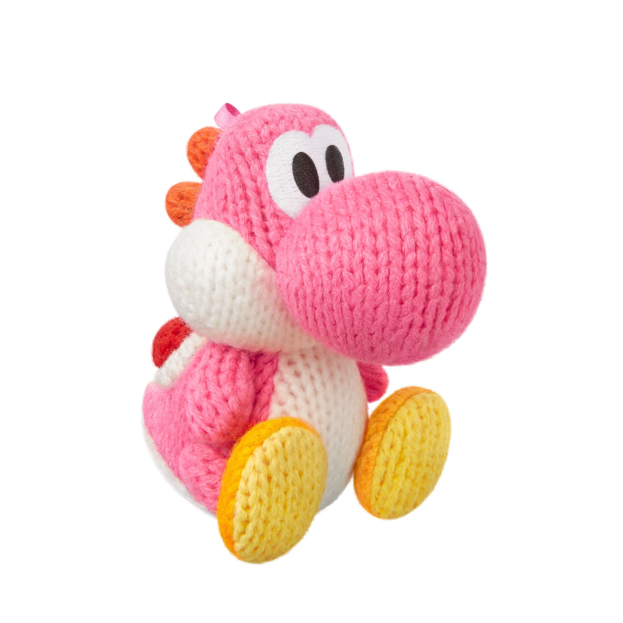 Amiibo - Yoshi's Woolly World Pink Yarn Yoshi Figure