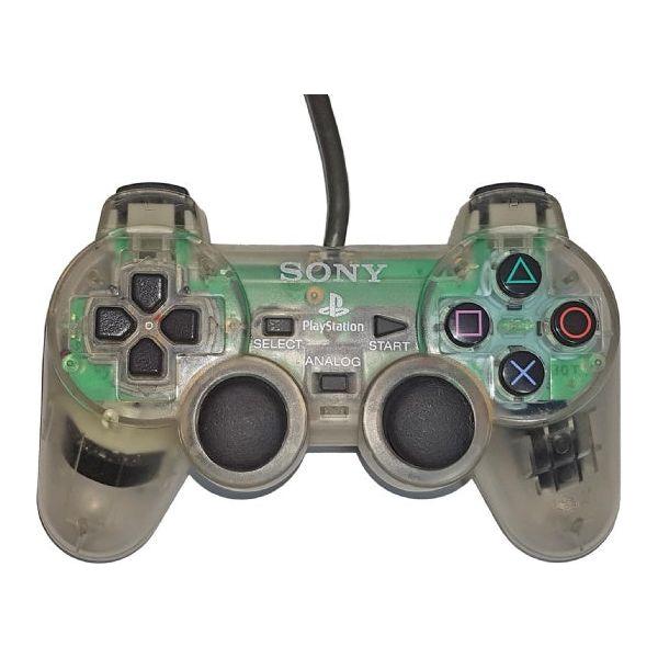 Sony Branded PlayStation 1 Dual Analog Controller - Clear