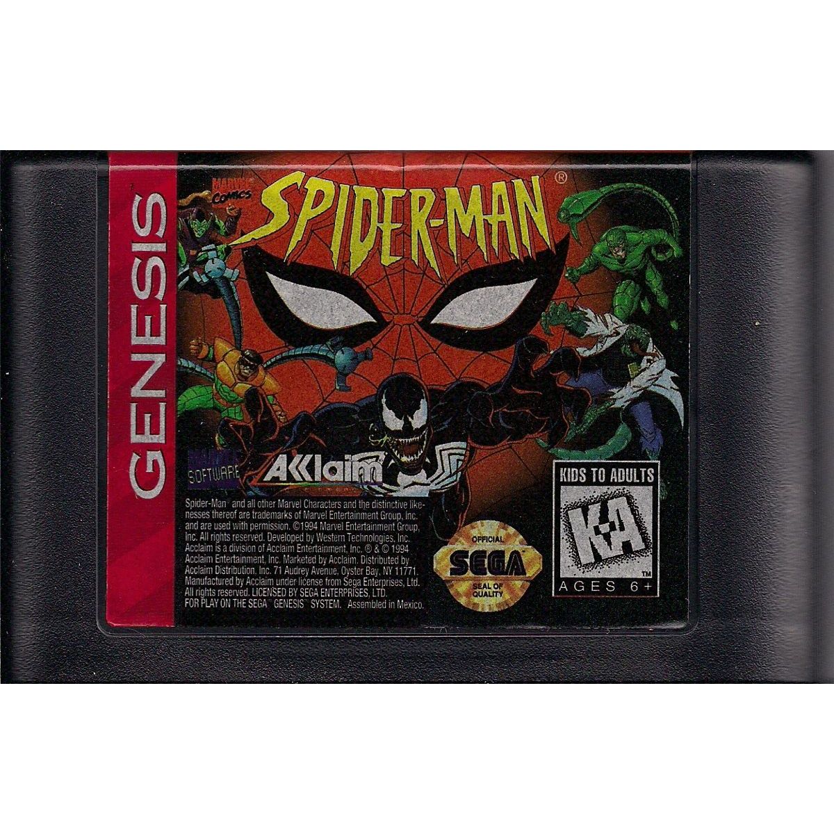 Genesis - Spider-Man (1995 / Cartridge Only)