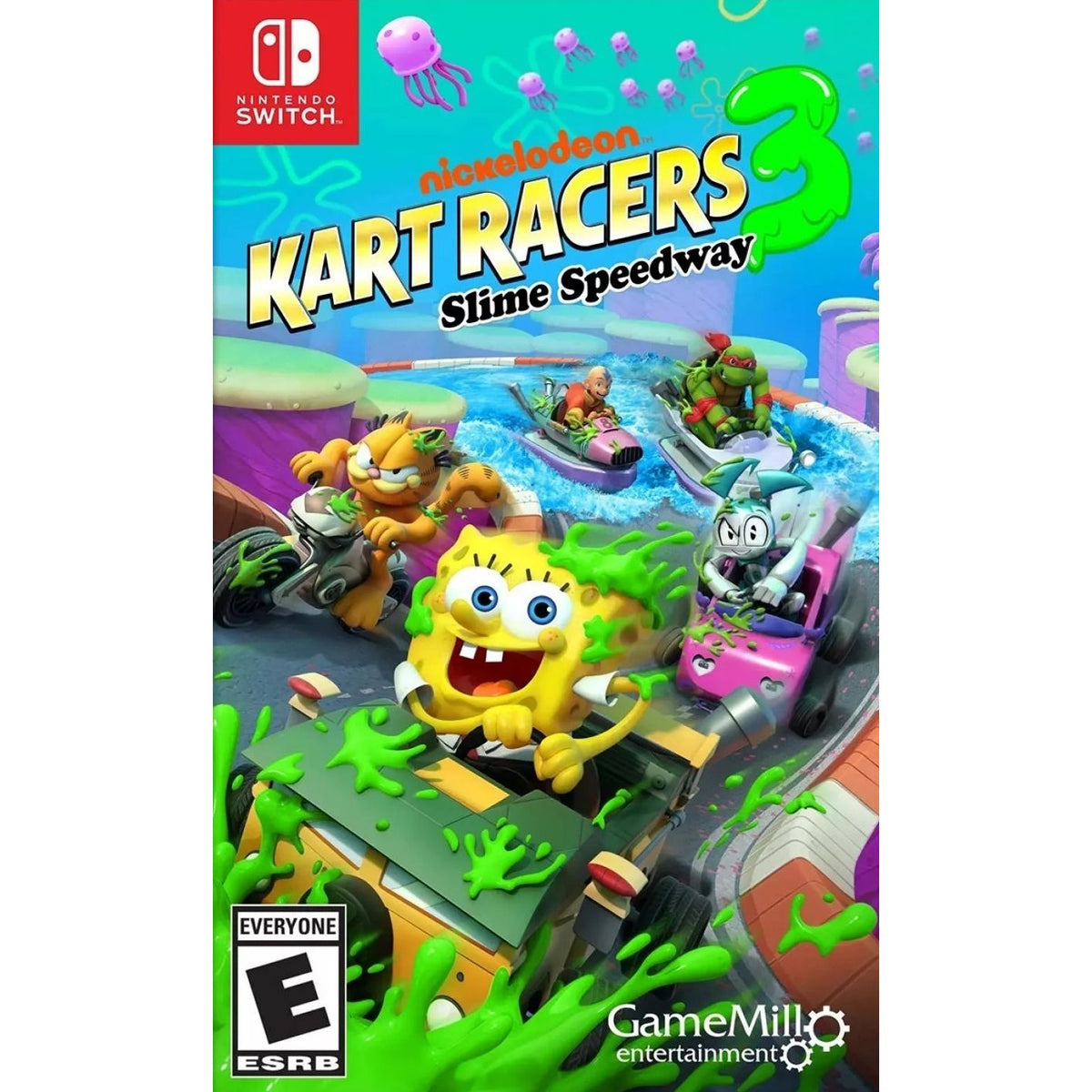 Switch - Nickelodeon Kart Racers 3 Slime Speedway (In Case)