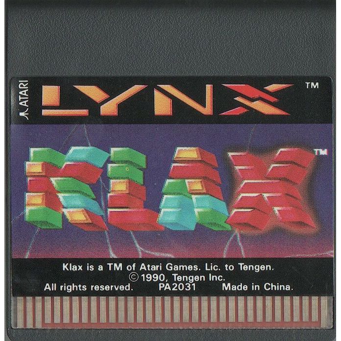 LYNX - KLAX (Cartridge Only)