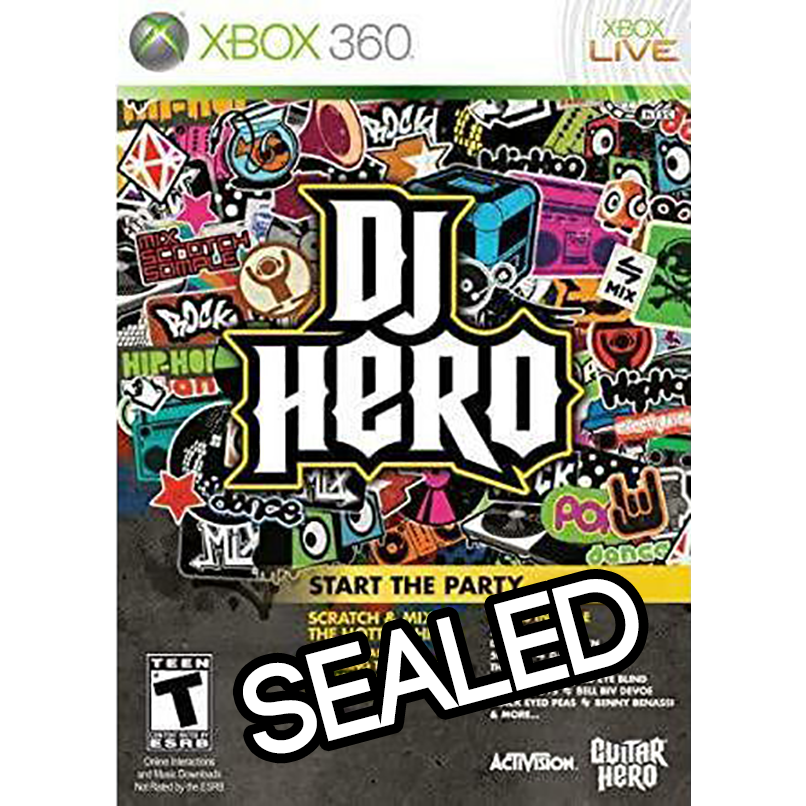 XBOX 360 - DJ Hero (Sealed / Game Only)