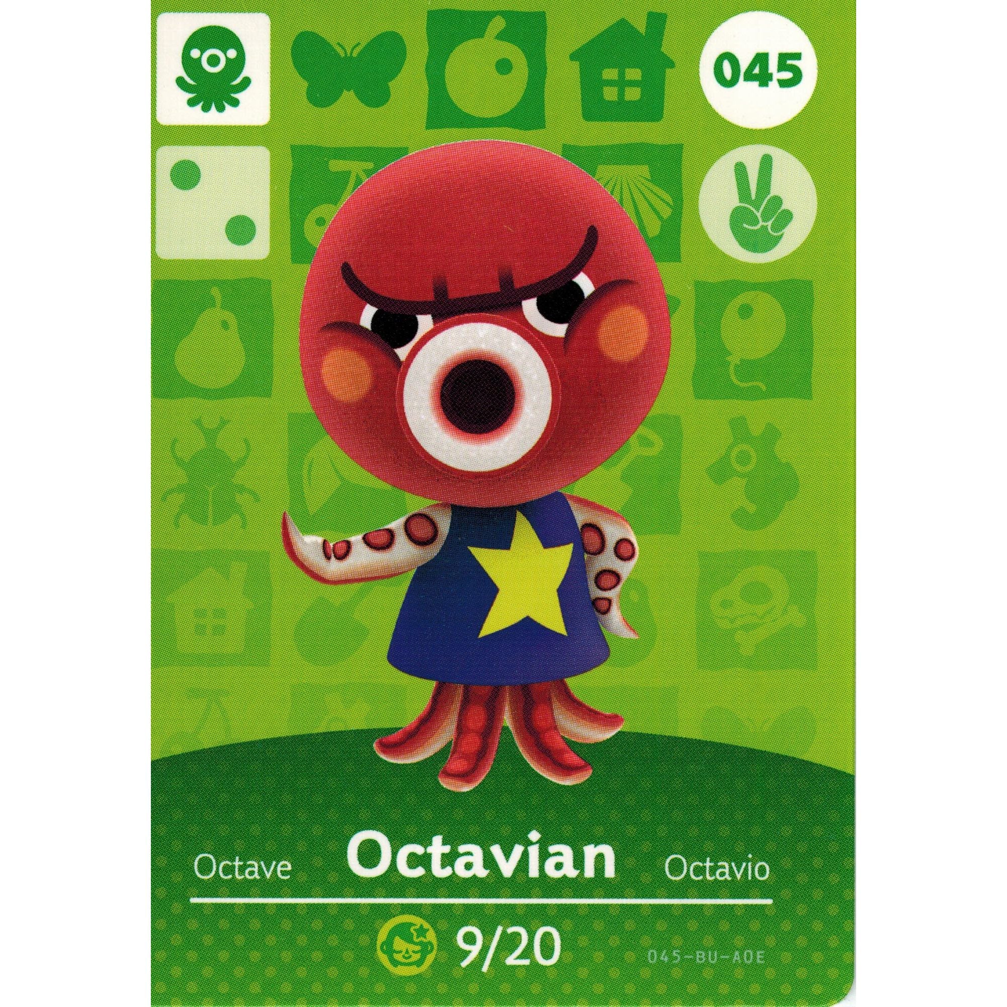 Amiibo - Animal Crossing Octavian Card (#045)
