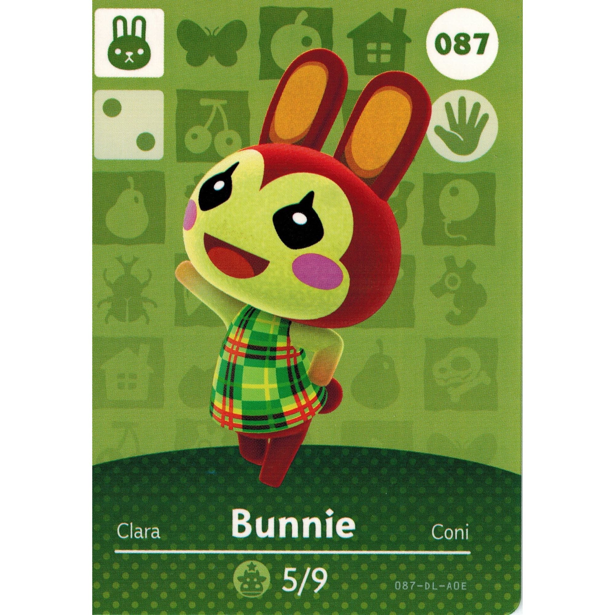 Amiibo - Animal Crossing Bunnie Card (#087)