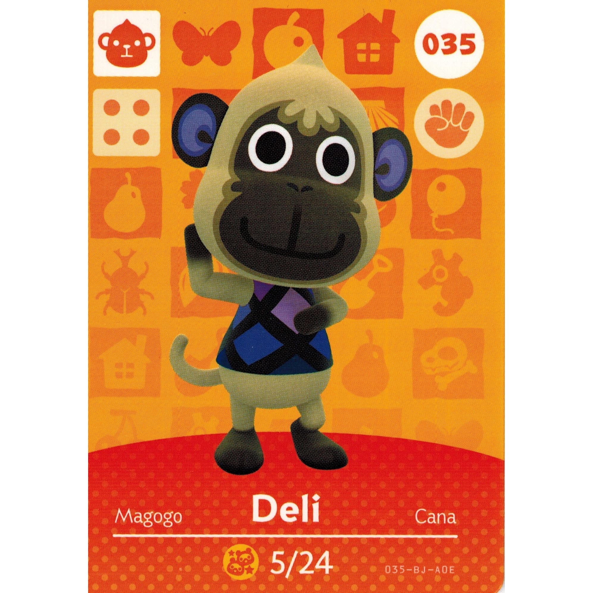 Amiibo - Animal Crossing Deli Card (#035)