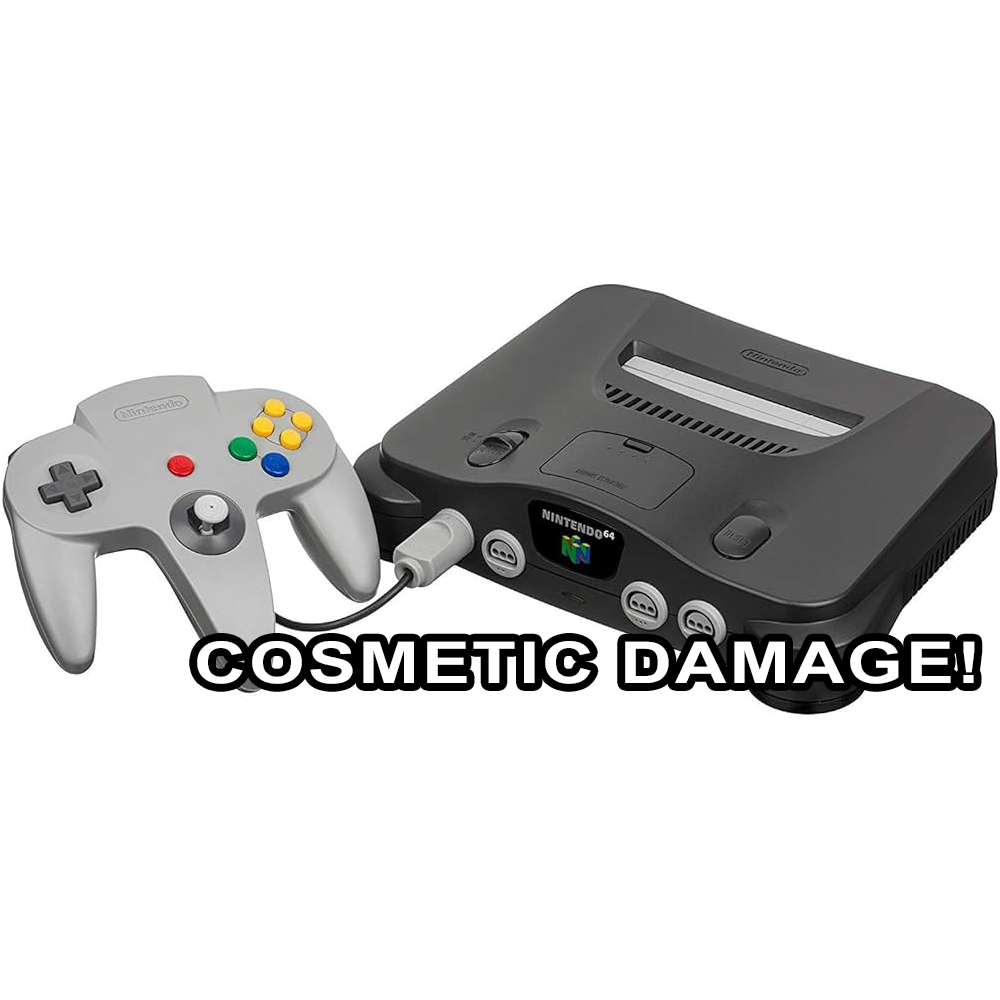 Nintendo 64 System - Grey (Cosmetic Damage)
