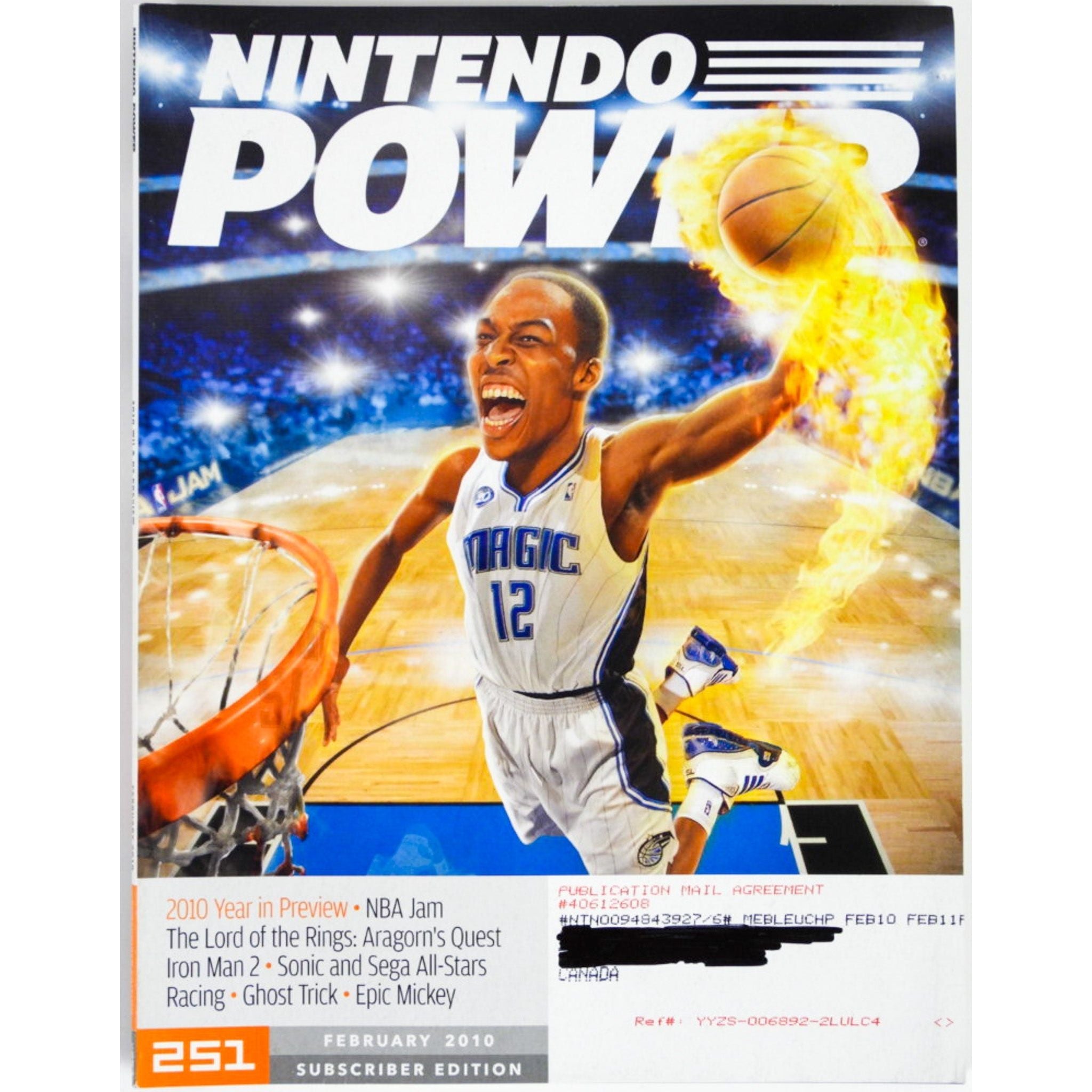 Nintendo Power Magazine (#251 Subscriber Edition) - Complete and/or Good Condition