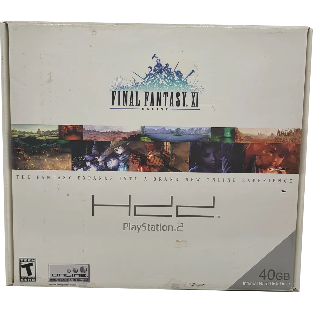 PS2 - Final Fantasy XI Online HDD Bundle (No Software Disc)