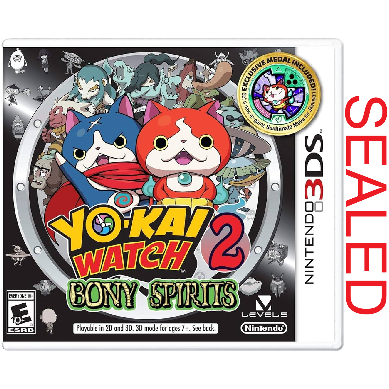 3DS - Yo-Kai Watch 2 Bony Spirits (Sealed)