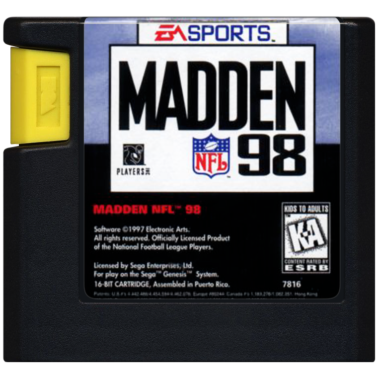 Genesis - Madden NFL 98 (Cartridge Only)