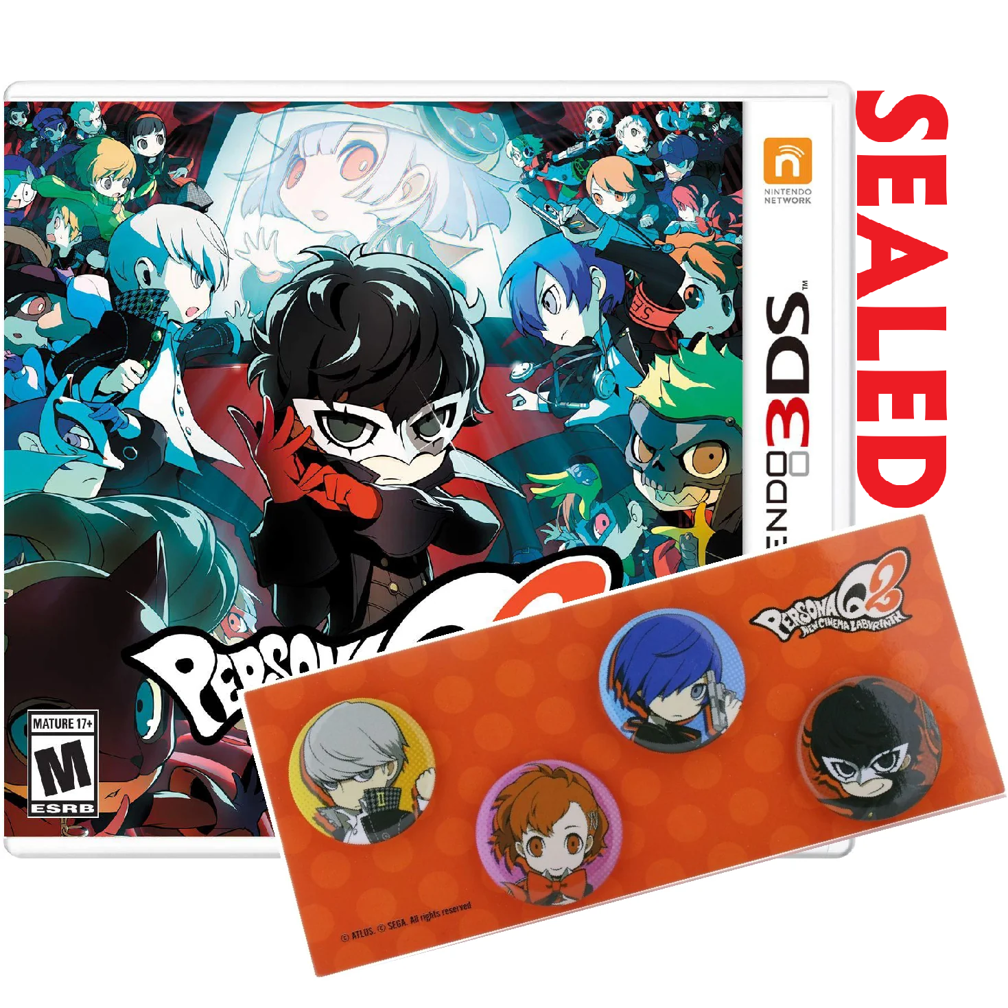 3DS - Persona Q2 New Cinema Labyrinth (Sealed / With Pins)