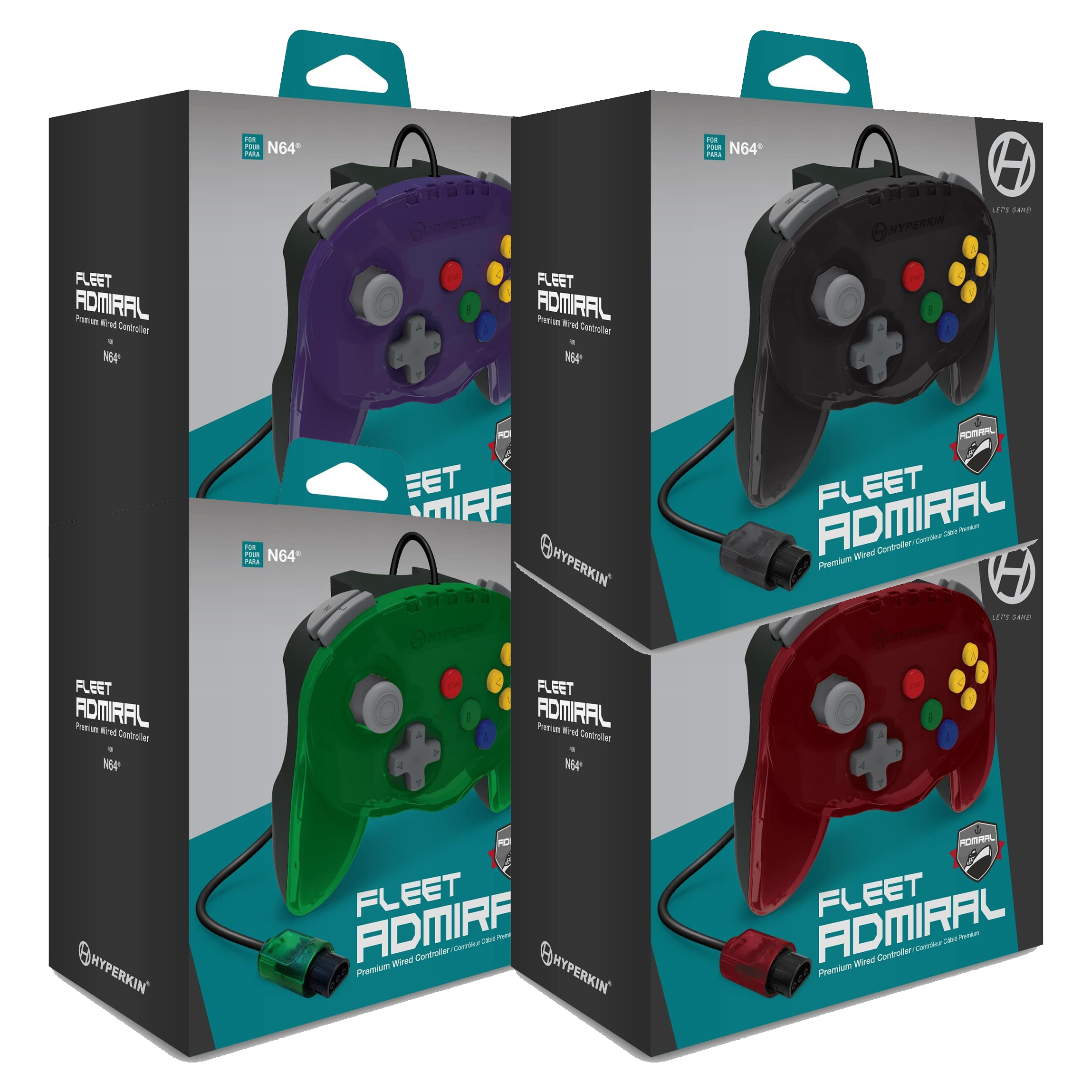 Nintendo 64 Fleet Admiral Premium Controller (N64)