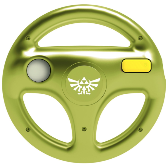 Mario Kart 8 HORI Racing Wheel - Zelda Gold (In Box / Sealed)
