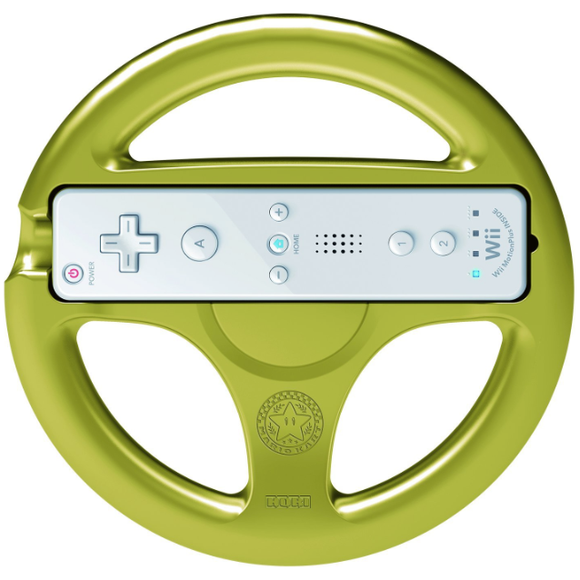 Mario Kart 8 HORI Racing Wheel - Zelda Gold (In Box / Sealed)