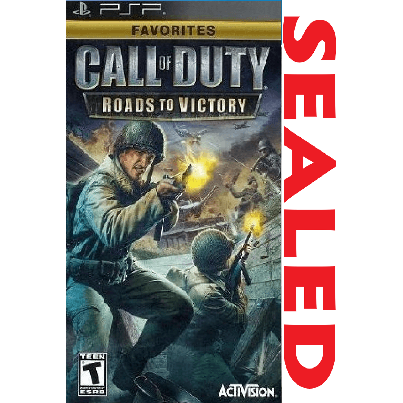 PSP - Call of Duty Roads to Victory (FAVORITES / SEALED)