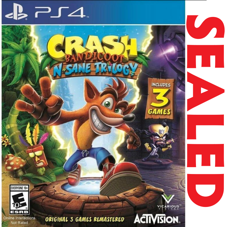 PS4 - Crash Bandicoot N Sane Trilogy (SEALED)