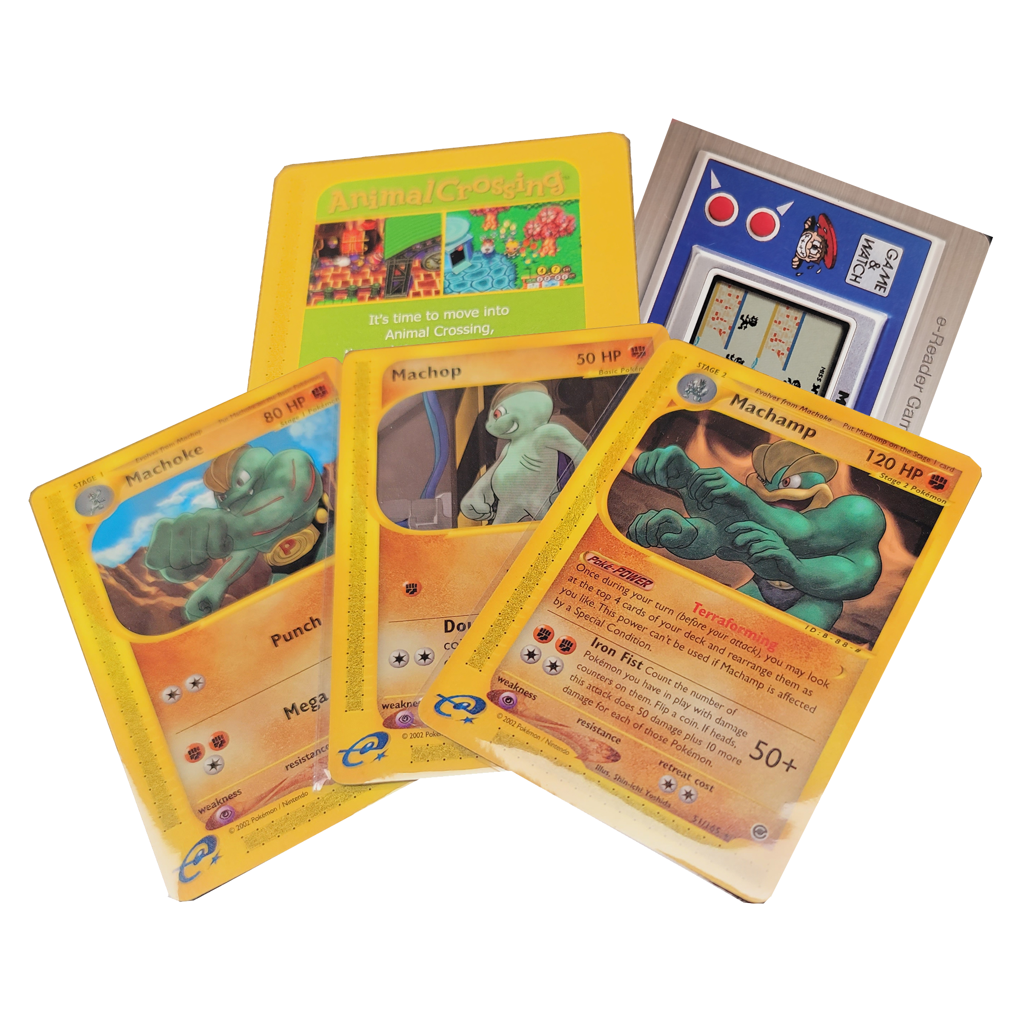 e-Reader - Pokemon Machop, Machoke and Machamp Set e-Reader - Pokemon Machop, Machoke and Machamp Set