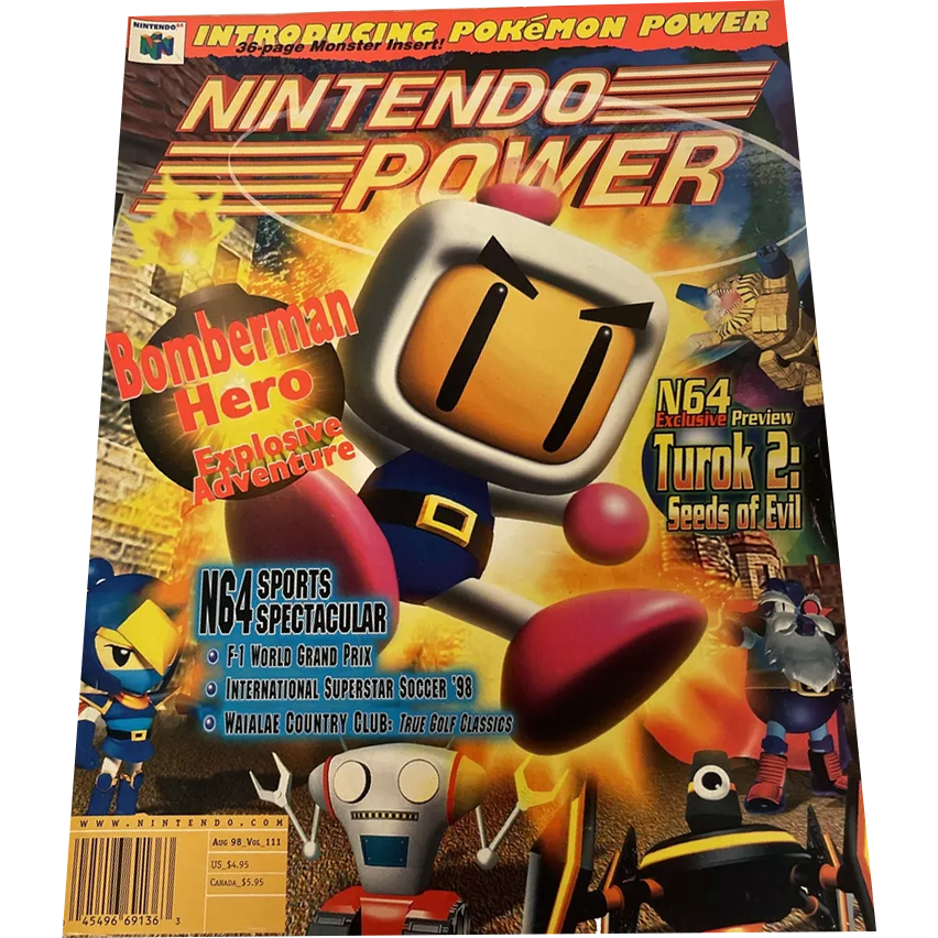 Nintendo Power Magazine (#111) - With Pokemon Poster and Pokemon Power Volume 1