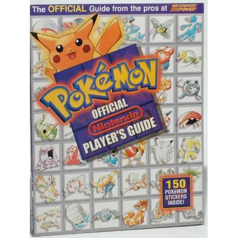 Pokemon Official Nintendo Player's Guide (Full Sticker Sheet)