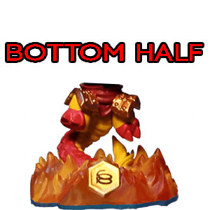 Skylanders Swap Force - Fire Kraken Figure (Bottom Half)