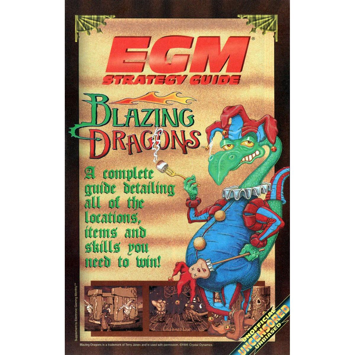 EGM Strategy Guide Blazing Dragons