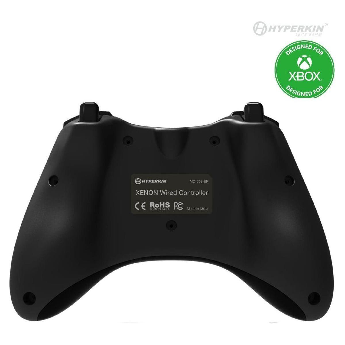 Manette filaire Xenon pour Xbox One / Series X (Noir)