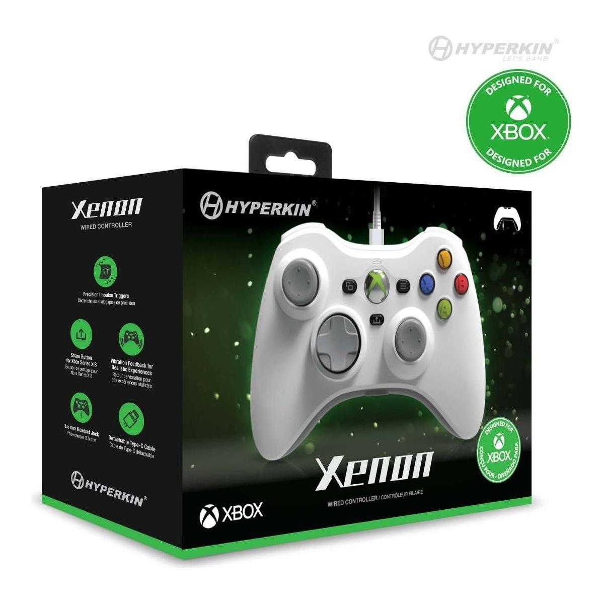 Xenon Wired Controller for Xbox One / Series X (White)