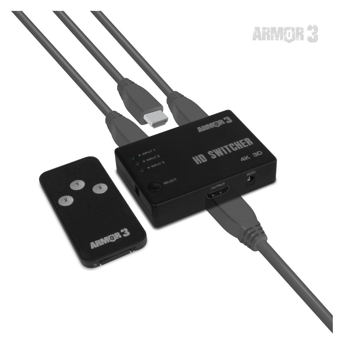 Commutateur HD ReadyHub à 3 ports