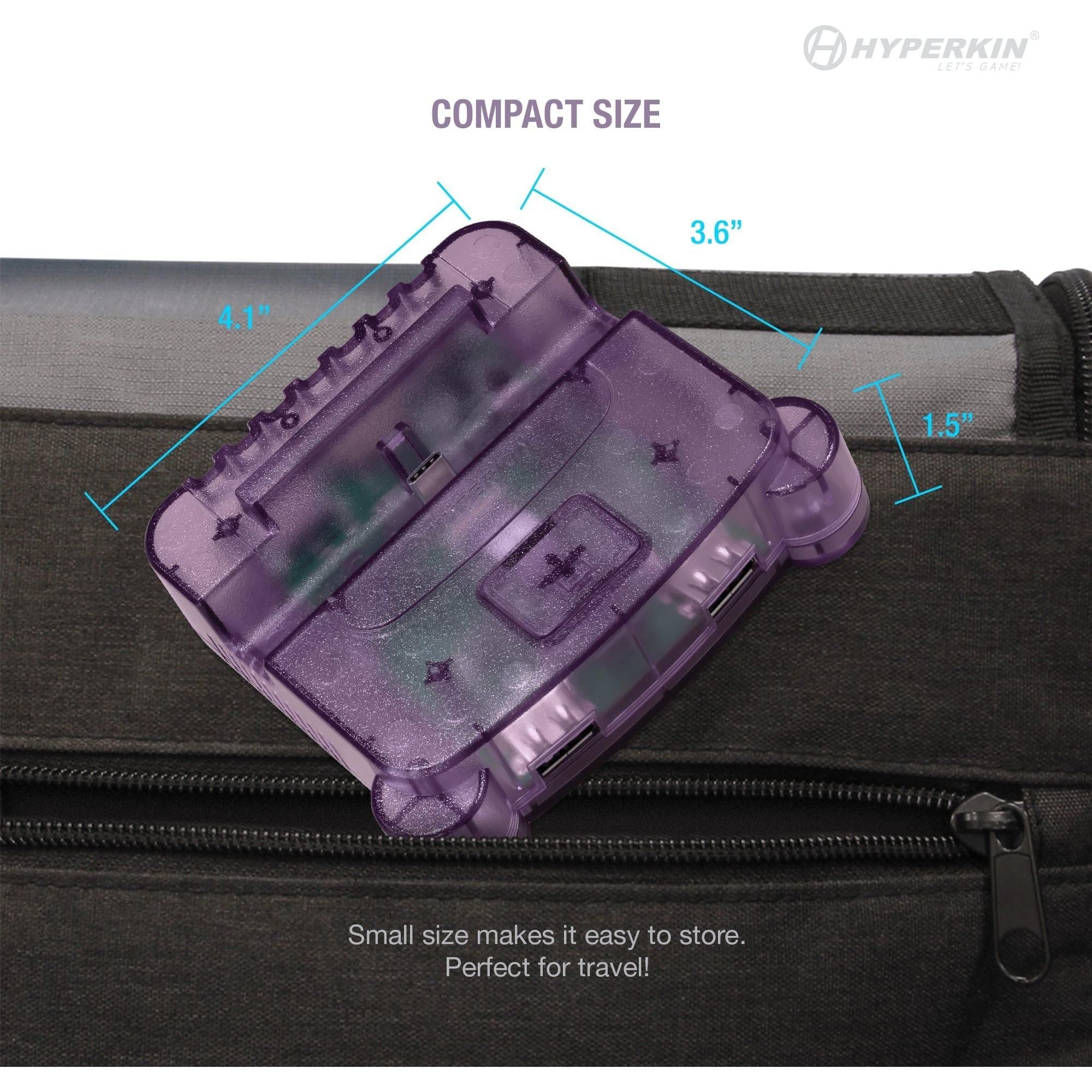 Station d'accueil pour console RetroN S64 pour Nintendo Switch (violet)