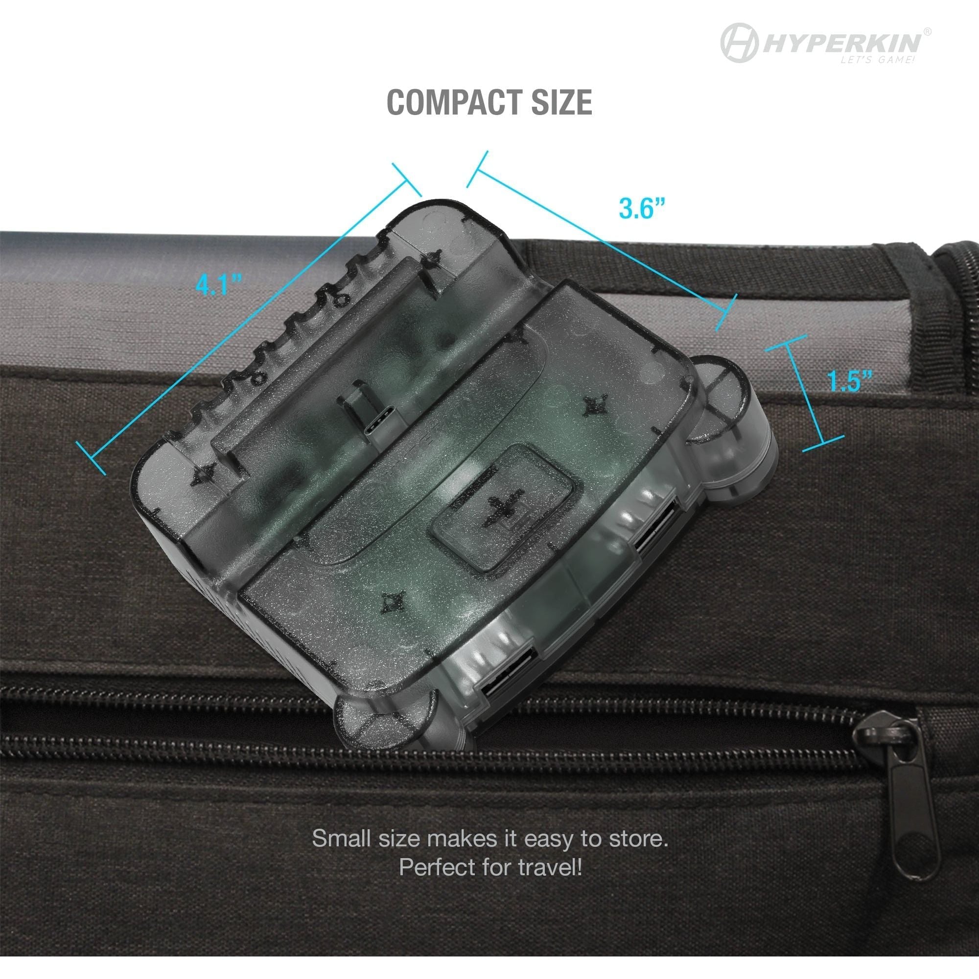 Station d'accueil pour console RetroN S64 pour Nintendo Switch (gris fumée)