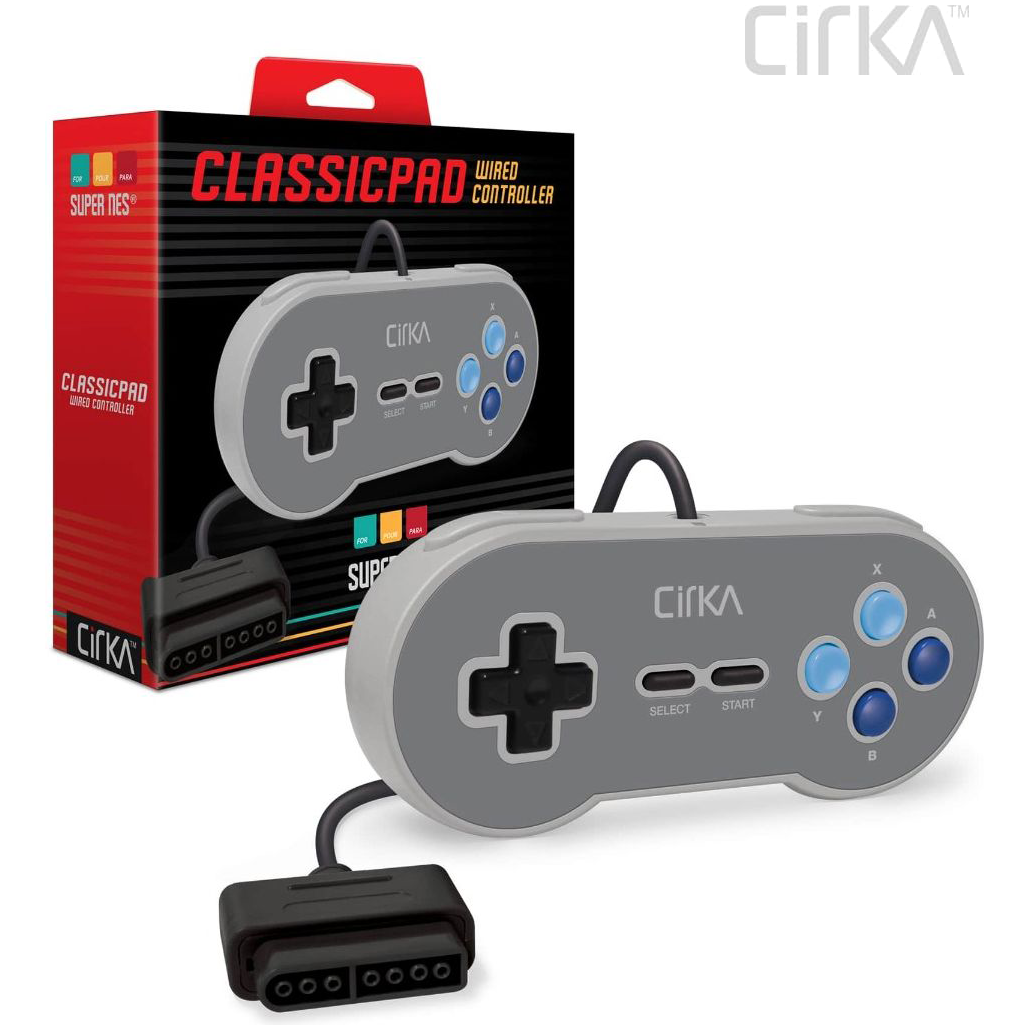 CirKa Classic Pad Wired Controller for SNES