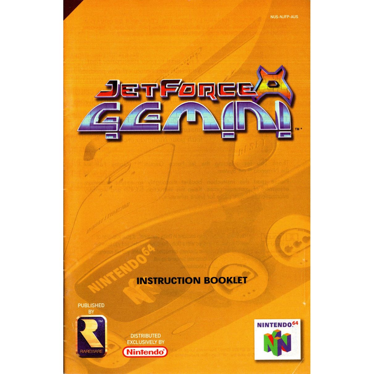 N64 - Jet Force Gemini (Manual)