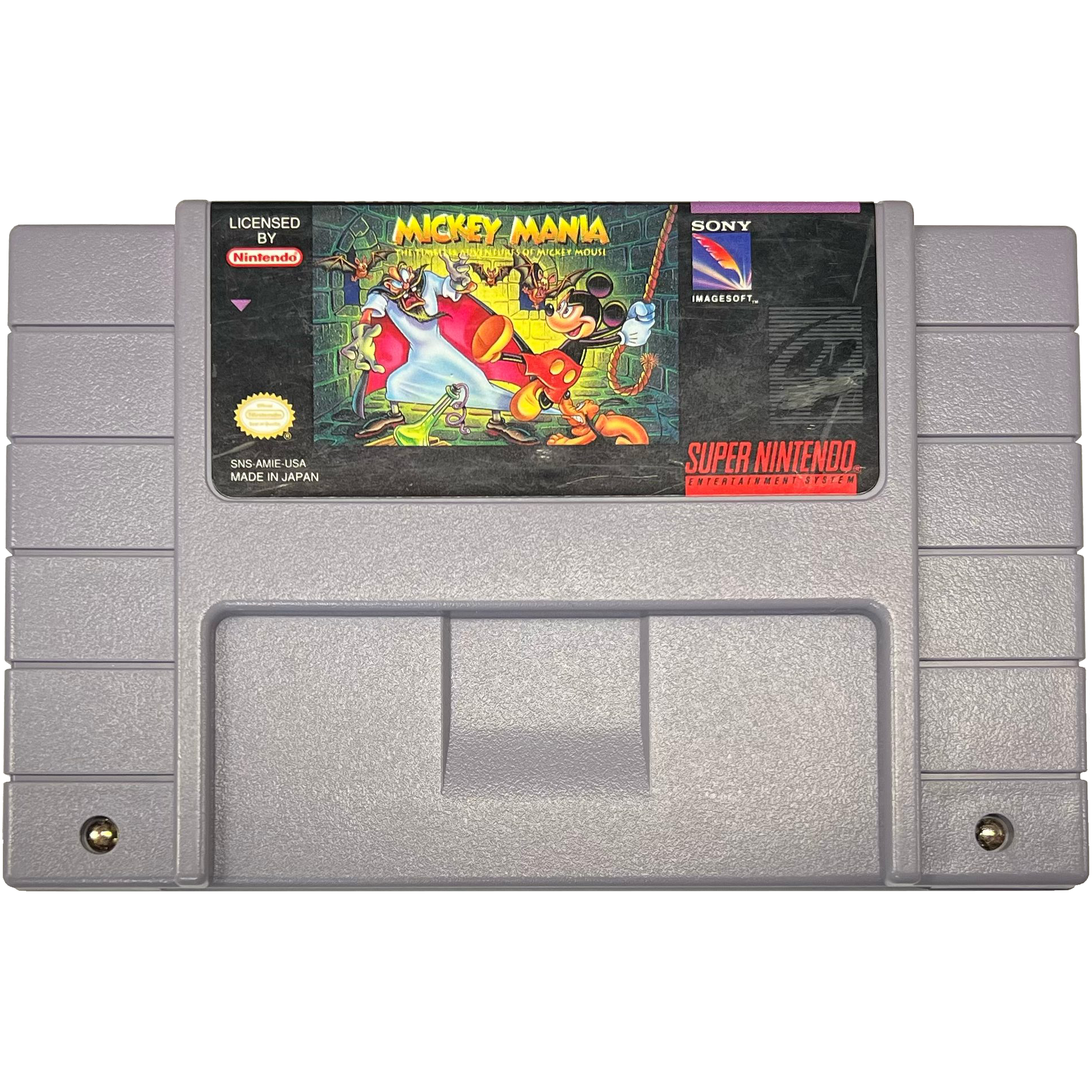 SNES - Mickey Mania Les Aventures Intemporelles de Mickey Mouse (Cartouche Uniquement)