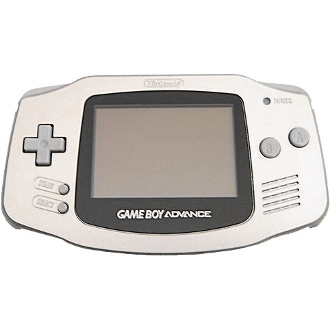 Système Game Boy Advance (Couvercle de batterie Platine / Noir)