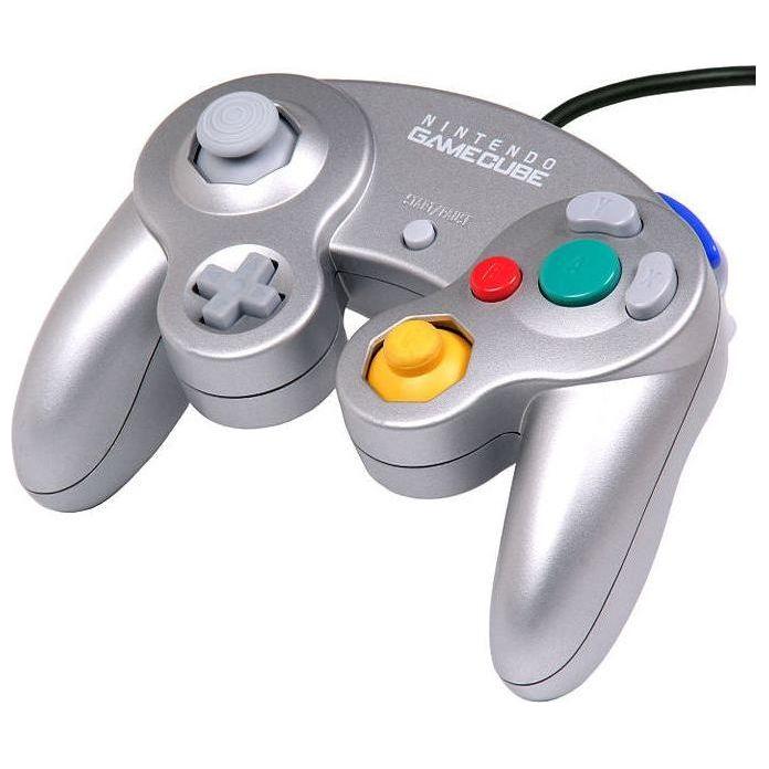 Nintendo Branded GameCube Controller (Platinum Silver / Used)