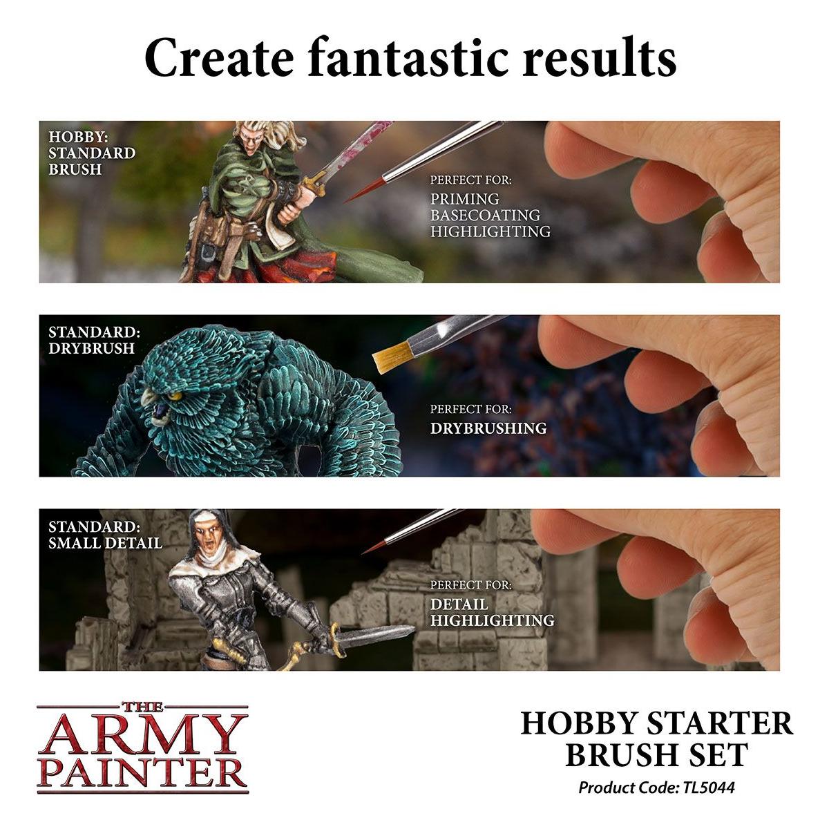 The Army Painter - Hobby Starter Brush Set