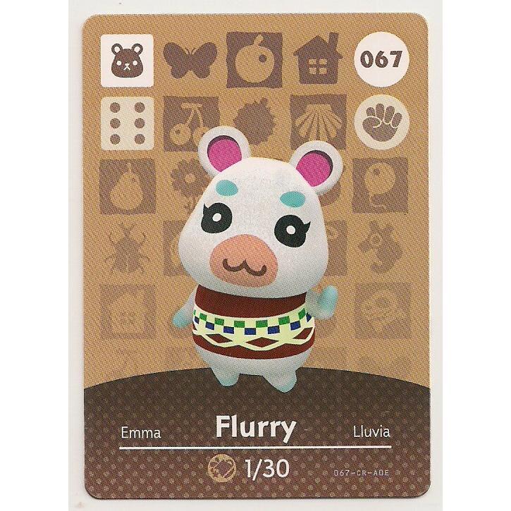 Amiibo - Animal Crossing Flurry Card (#067)