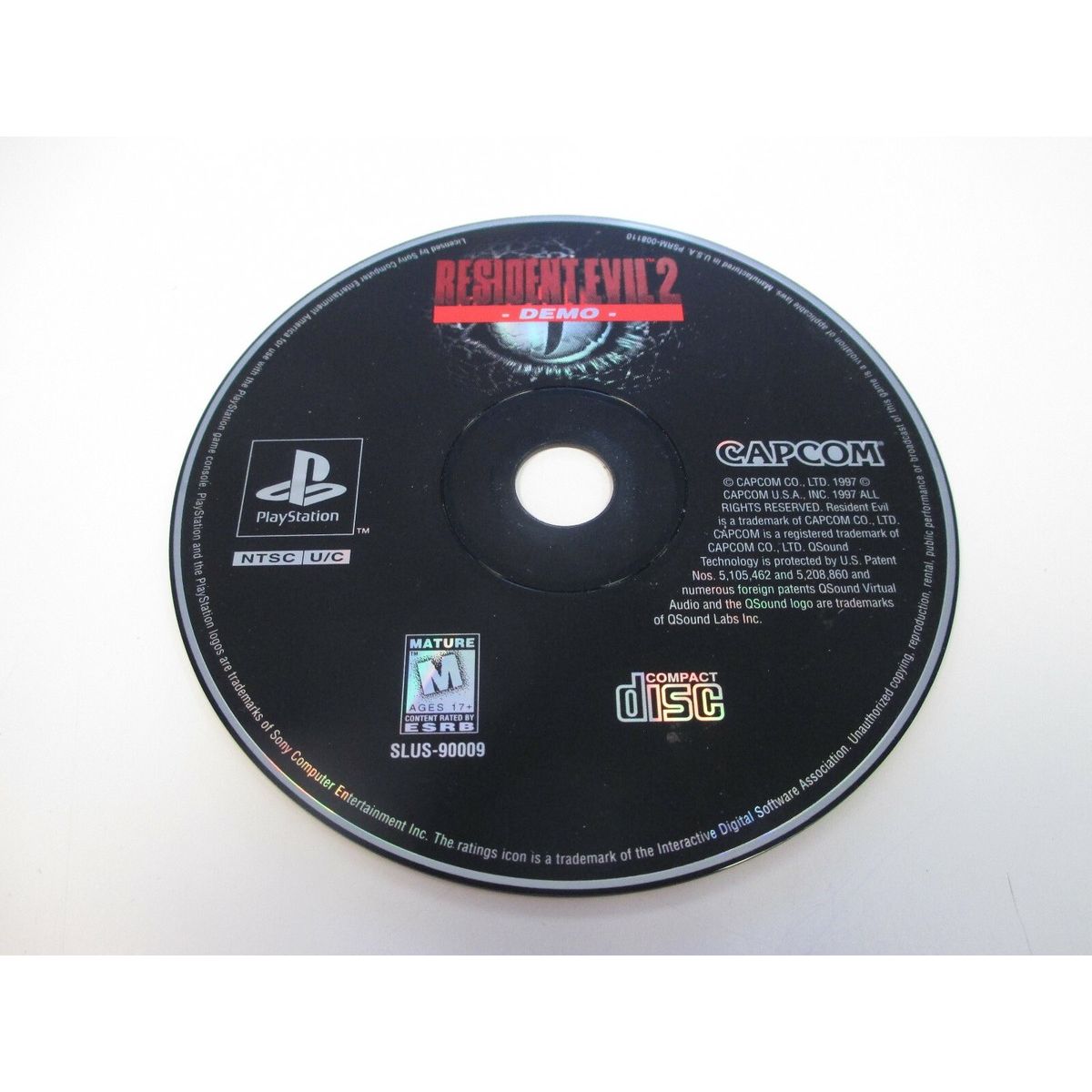 PS1 - Resident Evil 2 Demo CD