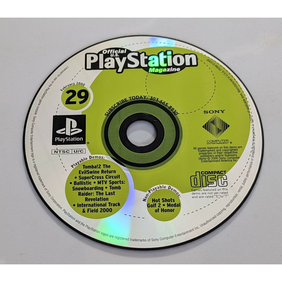 PS1 - Official PlayStation Magazine Demo Disc 29