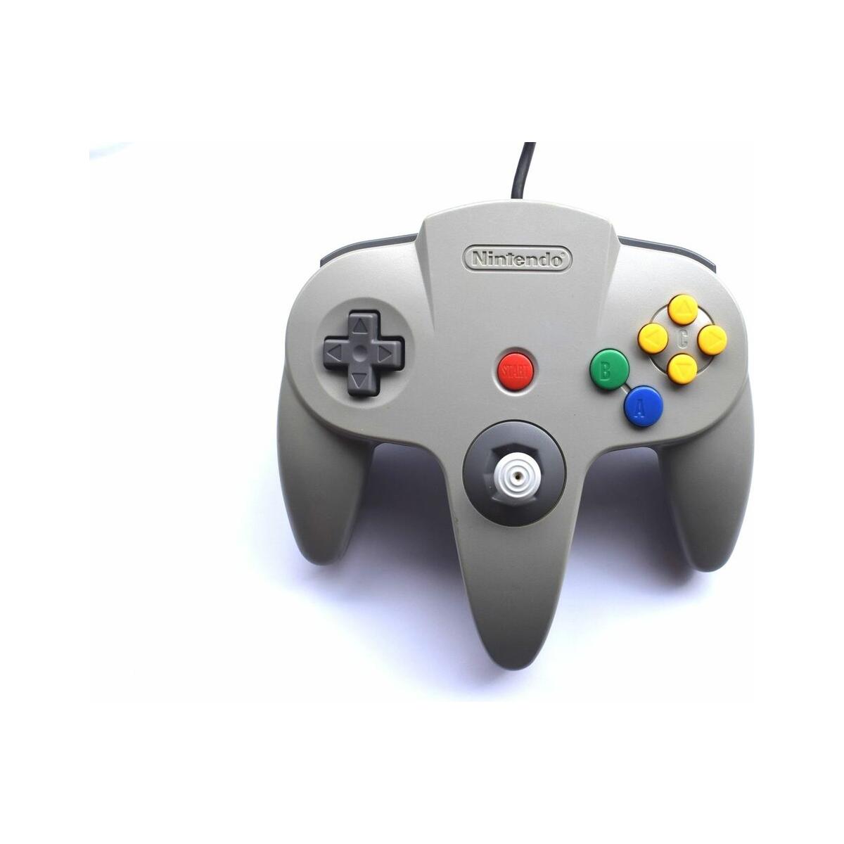 Branded Nintendo 64 Controller (Grey / Used)