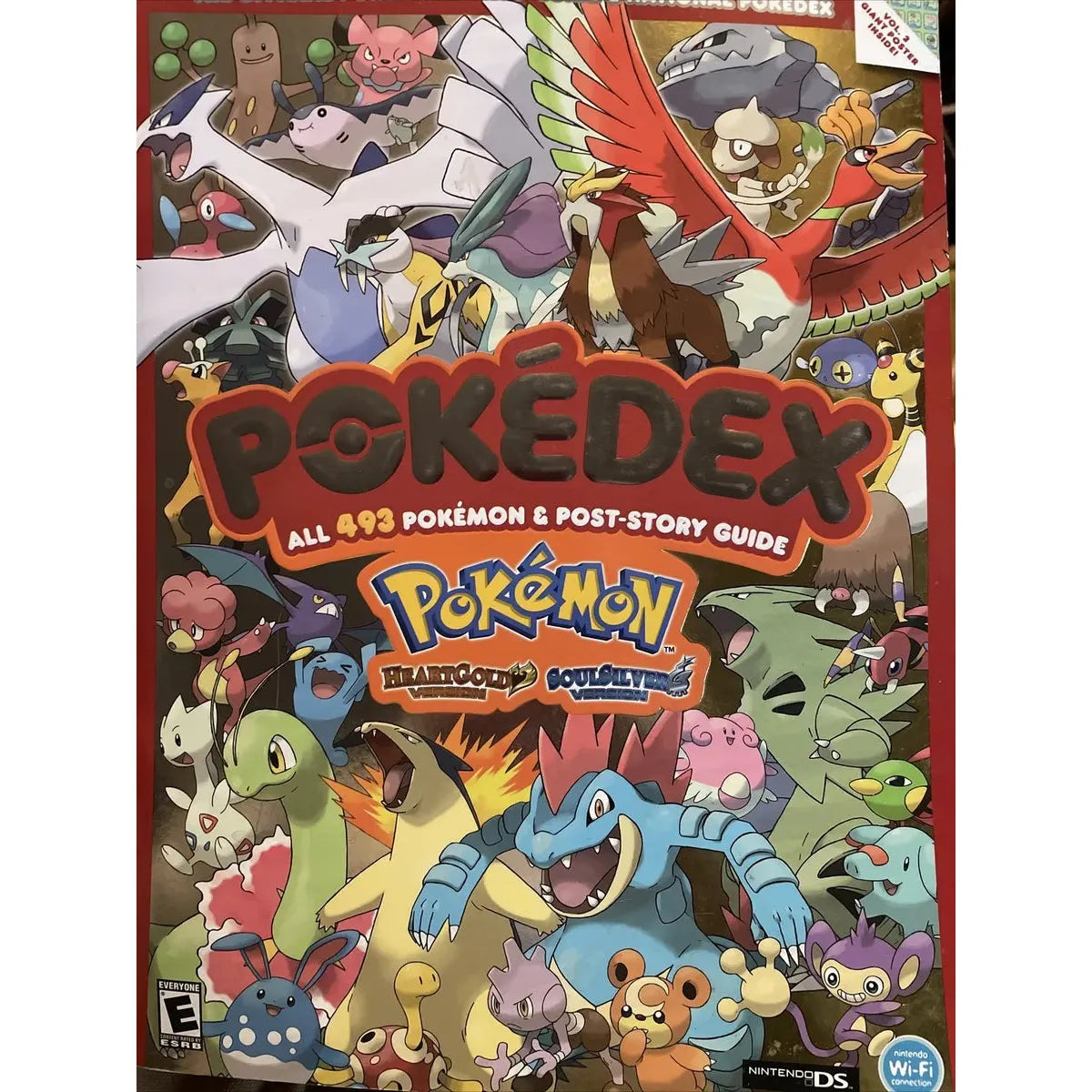 Pokemon Heartgold & Soulsilver Pokedex Vol 2 Strategy Guide DS WITH Poster