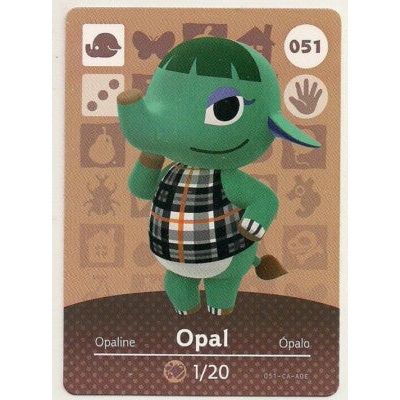 Amiibo - Animal Crossing Opal Card (#051)