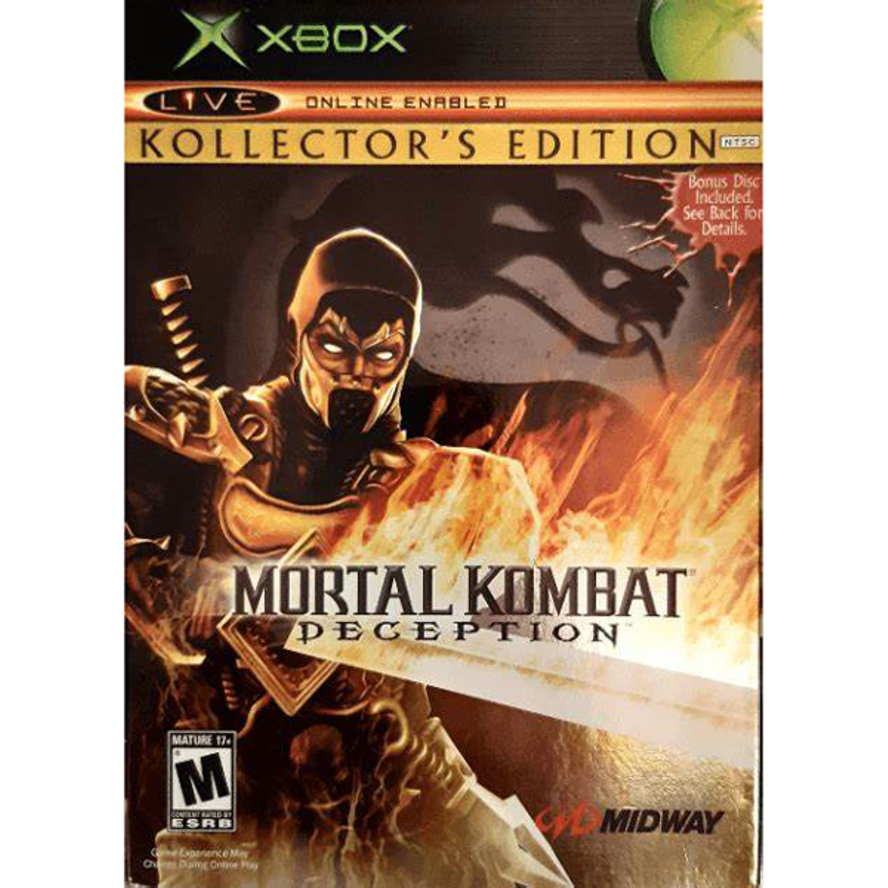 XBOX - Mortal Kombat Deception Kollector's Edition