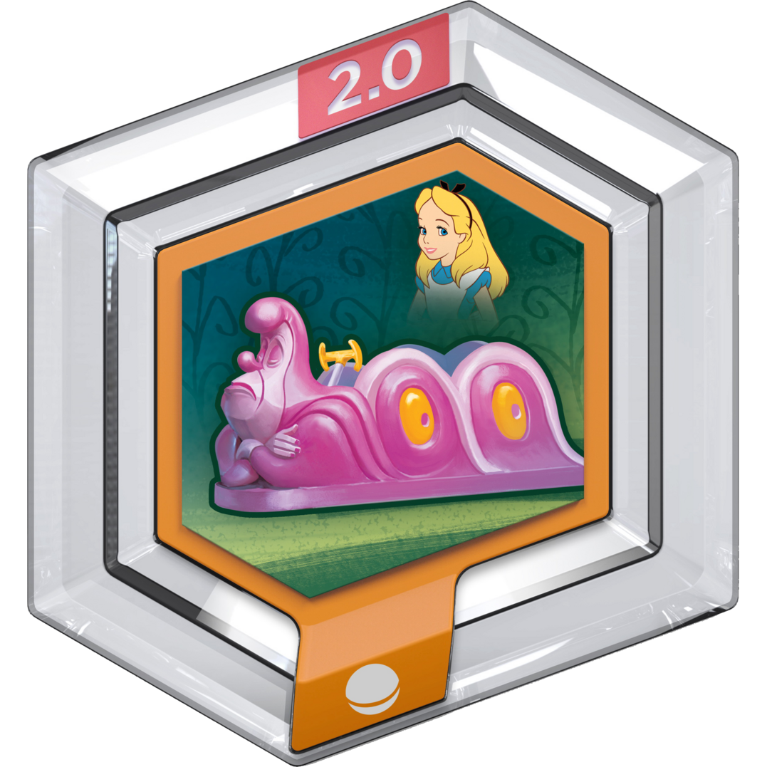 Disney Infinity 2.0 - Disque d'alimentation Caterpillar d'Alice au Pays des Merveilles