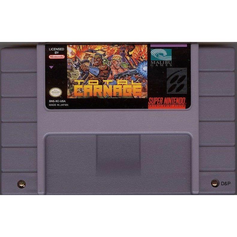 SNES - Total Carnage (cartouche uniquement)