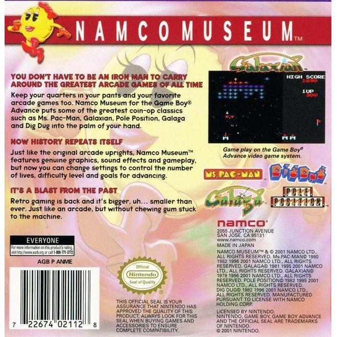 GBA - Namco Museum (Cartridge Only)