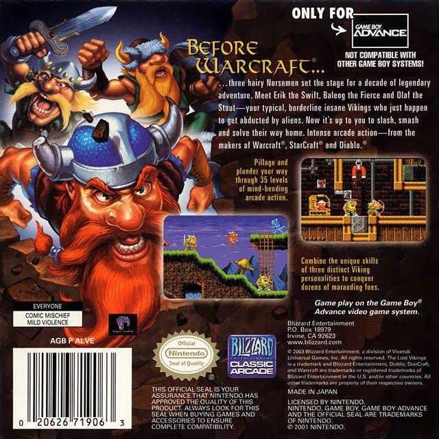 GBA - Les Vikings perdus (cartouche uniquement)